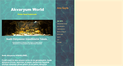 Desktop Screenshot of akvaryumworld.com